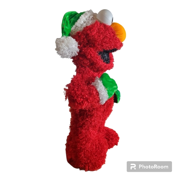 ELMO SESAME STREET LIGHT UP 18 “ CHRISTMAS FIGURE - Picture 5 of 10